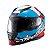 Capacete Texx Fechado Wing Superstar Azul Verm Branc 60 [F016] - Imagem 6