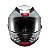 Capacete Texx Fechado Wing Superstar Cinz Verm Branc 56 [F016] - Imagem 1