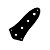 Escudo Para Controles Baixo Jazz Bass Preto Spirit JBWP-BK [F035] - Imagem 1