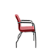 Cadeira Soer Fixa 4 Pés Vermelho - Imagem 2