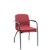Cadeira Soer Fixa 4 Pés Vermelho/Preto - Imagem 1