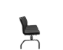 Longarina Soer 3 lugares Preto Estrutura metal - Imagem 2