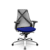 Cadeira Bix X+ Aero Slider Preto e Azul - Imagem 1