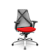 Cadeira Bix X+ Aero Vermelho Encosto Preto - Imagem 1