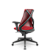 Cadeira Bix X+ Poliéster Slider Vermelho - Imagem 3