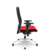 Cadeira Titan Cromada Encosto em Tela Vermelho - Imagem 2
