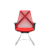 Cadeira Bix Assento Aero Vermelho Aproximação - Imagem 1