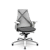 Cadeira Bix X+ Poliéster Slider Cinza - Imagem 1