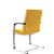 Cadeira Suprema Aproximação Cromada Dunas Amarelo - Imagem 3