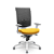 Cadeira Flash Presidente Sincron Cinza/Amarelo - Imagem 2