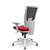 Cadeira Flash Presidente Slider Cinza/Vermelho - Imagem 2