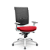 Cadeira Flash Presidente Slider Cinza/Vermelho - Imagem 1