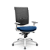 Cadeira Flash Presidente Slider Cinza/Azul - Imagem 1