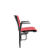 Cadeira Audiplax Esportiva Vinil Vermelho Base Metal preto - Imagem 2
