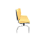 Longarina Premium Diretor Cromado Amarelo 3 lugares - Imagem 2