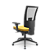 Cadeira Flash Presidente Branco e Amarelo - Imagem 3