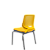 Cadeira Beezi Fixa 4 Pés Amarelo Poliéster - Imagem 3