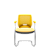 Cadeira Beezi Aproximação S Vinil Amarelo - Imagem 1