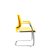 Cadeira Beezi Aproximação S Vinil Amarelo - Imagem 2