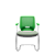 Cadeira Beezi Aproximação S Vinil Verde - Imagem 1
