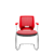 Cadeira Beezi Aproximação S Vinil Vermelho - Imagem 1
