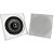 Kit Arandela 6" Leson 2LSQUADBR 70W RMS Quadrada Branca - PAR / 2 [F002] - Imagem 5