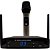 Sistema de Microfone Sem Fio Leson LS-906 Preto [F002] - Imagem 1