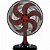 Ventilador de Mesa Ventisol Turbo 6 50cm Vermelho 127v [F002] - Imagem 1