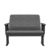 Esibire Poltrona Poliester Cinza USB Plus Size - Imagem 1