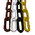10 Mt Corrente Plástica Isolamento Calha Chuva Elo G Zebra [F103] - Imagem 6