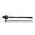Terminal Axial Diant. Hidr./dhb - Comp:275mm - Dir./esq. - Gm Corsa Gii 02 A 12 - Meriva 02 A 12 - Montana 04 A 10 [F103 - Imagem 1