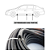 Protetor Borracha De Portas Automotivo Universal 10 M Preta [F103] - Imagem 5