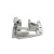 Par Suporte Base Maçaneta Interna Gatilho Porta Gol G3 Metal - UN / 2 [F103] - Imagem 5