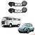 Par Manivela Eleva Vidro Preta Fusca 70 A 96 Kombi 75 A 13 [F103] - Imagem 1