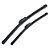 Par De Palhetas Aeroflat Micro 26"/23" - Honda Civic Giv 12 A 16 - Civic Gv Após 2020 [F103] - Imagem 1