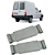 Par Capa Limitador Porta Traseira Báu Fiorino De 85 A 13 - Par / 2 [F103] - Imagem 1