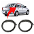 Par Borracha Vidro Canaleta Traseira Corsa Sedan 2002 A 2012 [F103] - Imagem 1