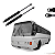 Par Amortecedores Geladeira/motor Mercedes ônibus O-400 [F103] - Imagem 1