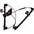 Máquina Vidro Manual Diant Esq Sent Anti-hor Gol 03 A 08 [F103] - Imagem 1