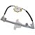 Máquina Do Vidro Elétrica - S/motor - Fix.orig. - Esq. - Volkswagen Gol Gvi/vii Após 12 - Saveiro Gv/vi/vii Após 09 [F10 - Imagem 1