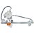 Máq. Do Vidro Elétrica Da Pta. Tras. - Esq. S/motor Fix. Mabuchi - Peugeot 206 08 à 09 - 207 08 à 14 [F103] - Imagem 1