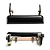 Maçaneta Tampa Caçamba Ranger 94 A 03 Metal (preta) [F103] - Imagem 2