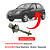 Limitador Porta Dianteira Direita E Esq Celta G1 2000 A 2005 [F103] - Imagem 3