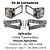 Kit Limitador E Suporte Estágios Porta Tras Fiorino 85 A 13 - UN / 4 [F103] - Imagem 2