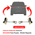 Kit Limitadores 4 Portas Dianteira Traseira Fox 03 Até 22 - UN / 4 [F103] - Imagem 4