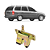 Fechadura Interna Tampa Porta-malas Corsa Wagon 97 Até 2000 [F103] - Imagem 1