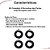 Kit Completo 4 Borrachas Das Portas Jeep Renegade Após 2015 [F103] - Imagem 3