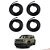 Kit Completo 4 Borrachas Das Portas Jeep Renegade Após 2015 [F103] - Imagem 1