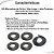 Kit Completo 4 Borrachas Porta 1 Porta-malas Astra Vectra - UN / 5 [F103] - Imagem 3