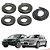 Kit Completo 4 Borrachas Porta 1 Porta-malas Astra Vectra - UN / 5 [F103] - Imagem 1